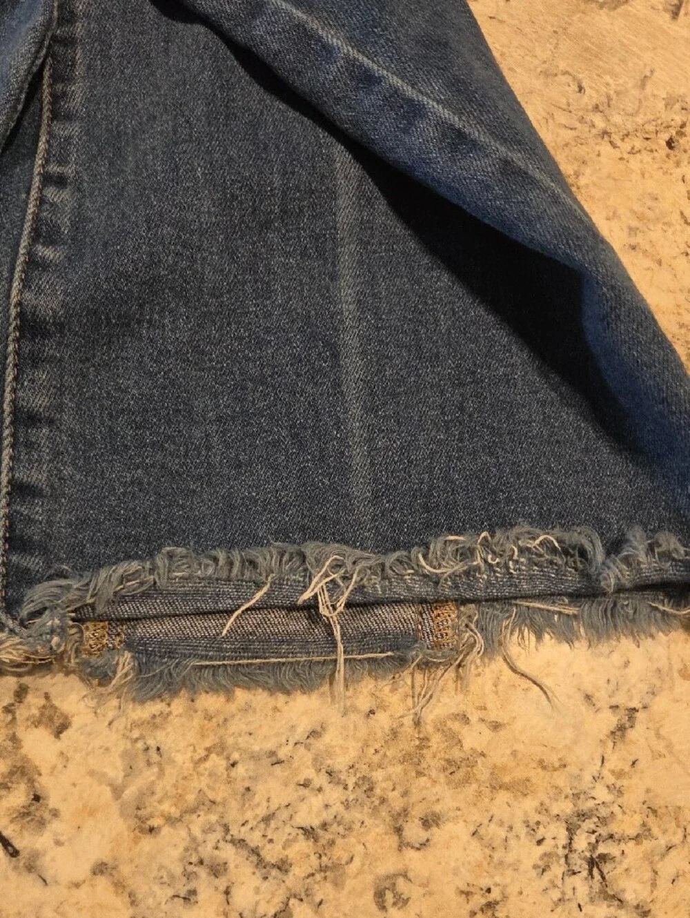 Women's Flare Kancan Jeans in Medium Blue Stretch Denim
